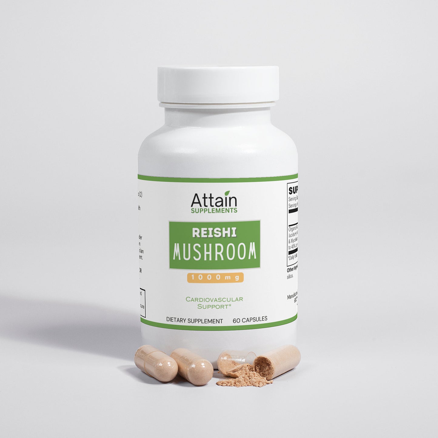 Reishi Mushroom Capsules - Attain Supplements