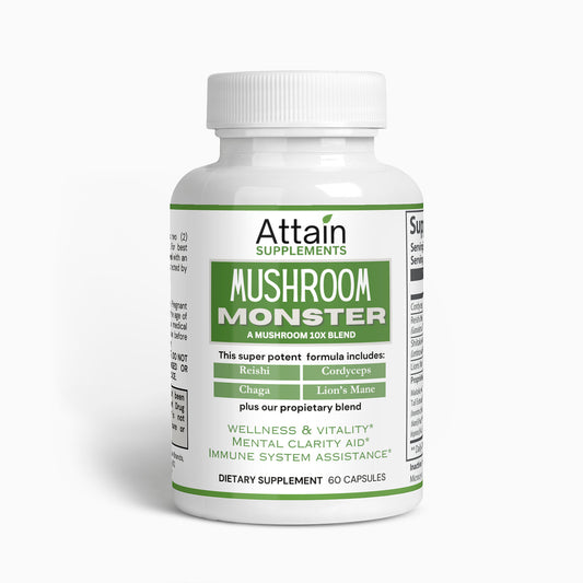 Mushroom Monster - 10X Mushroom Blend - Attain Supplements