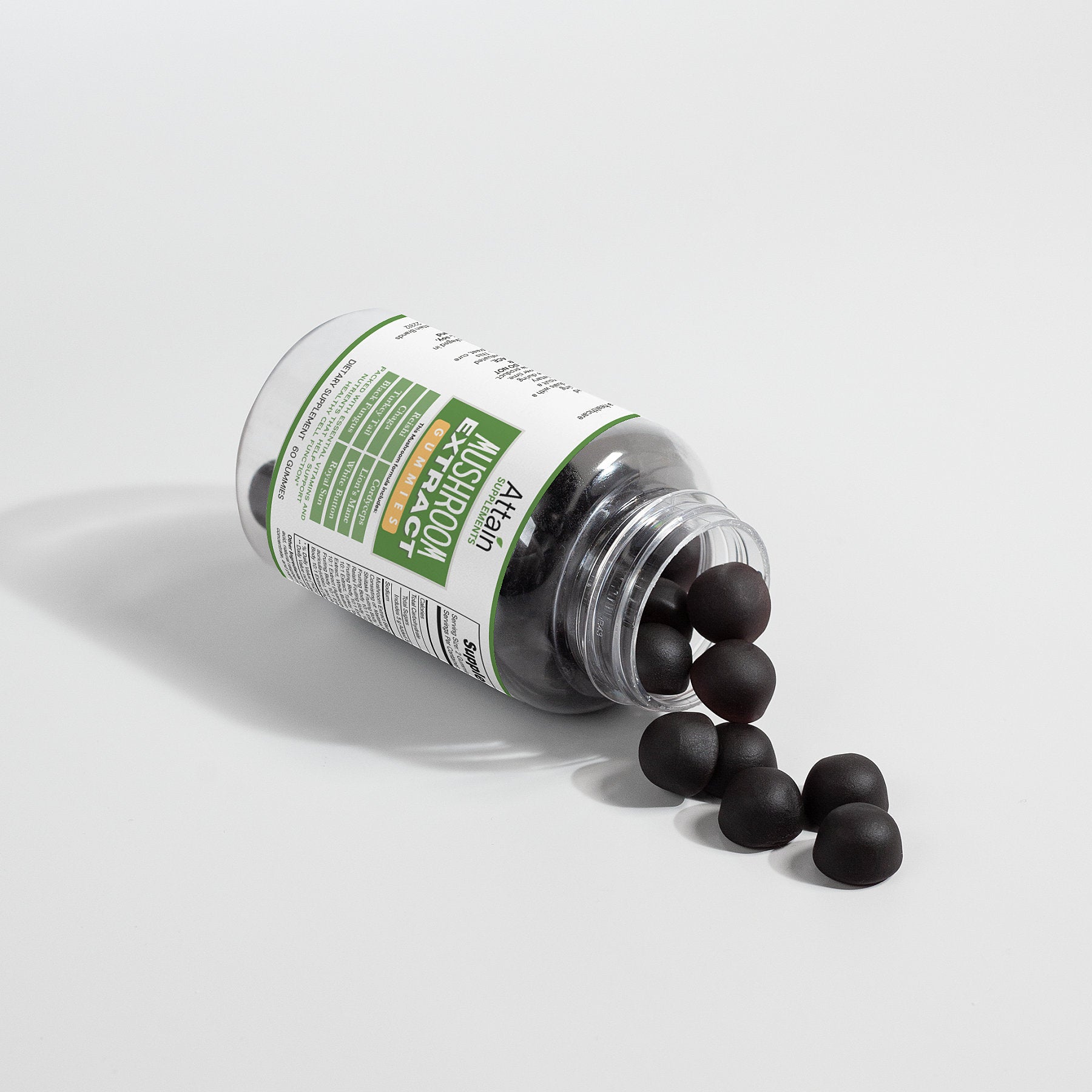 Mushroom Extract Gummies - Vegan - Attain Supplements