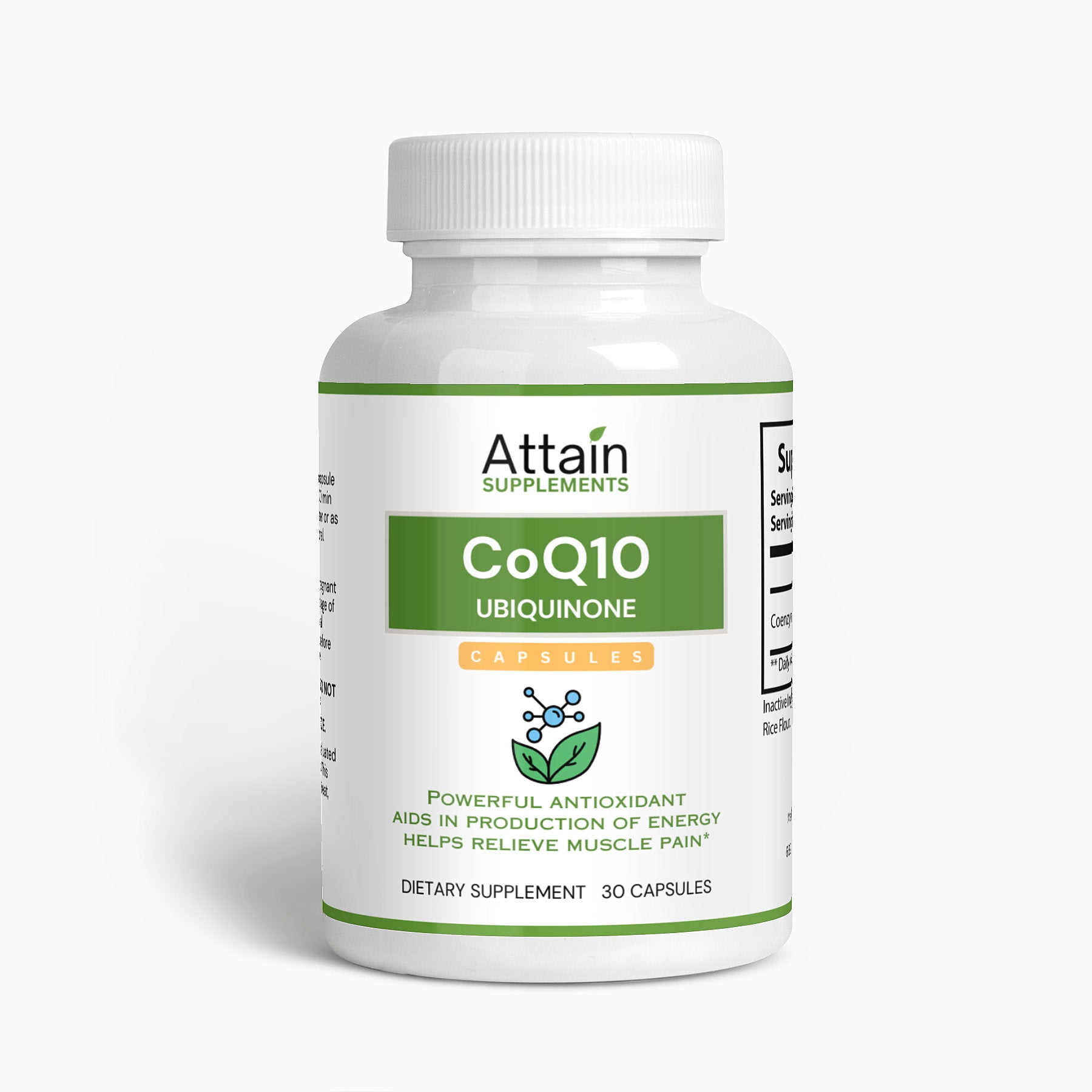 CoQ10 Ubiquinone - Attain Supplements