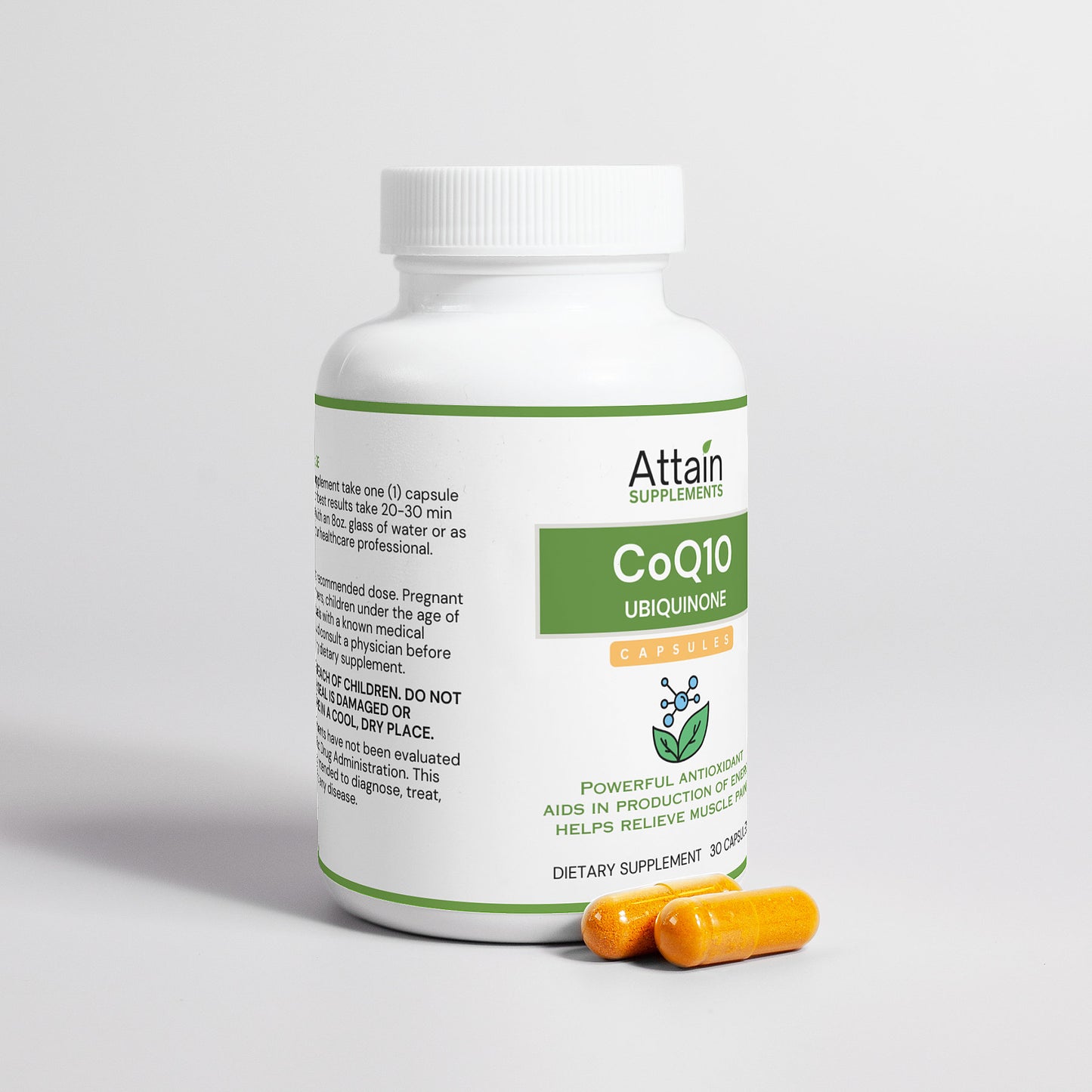 CoQ10 Ubiquinone - Attain Supplements