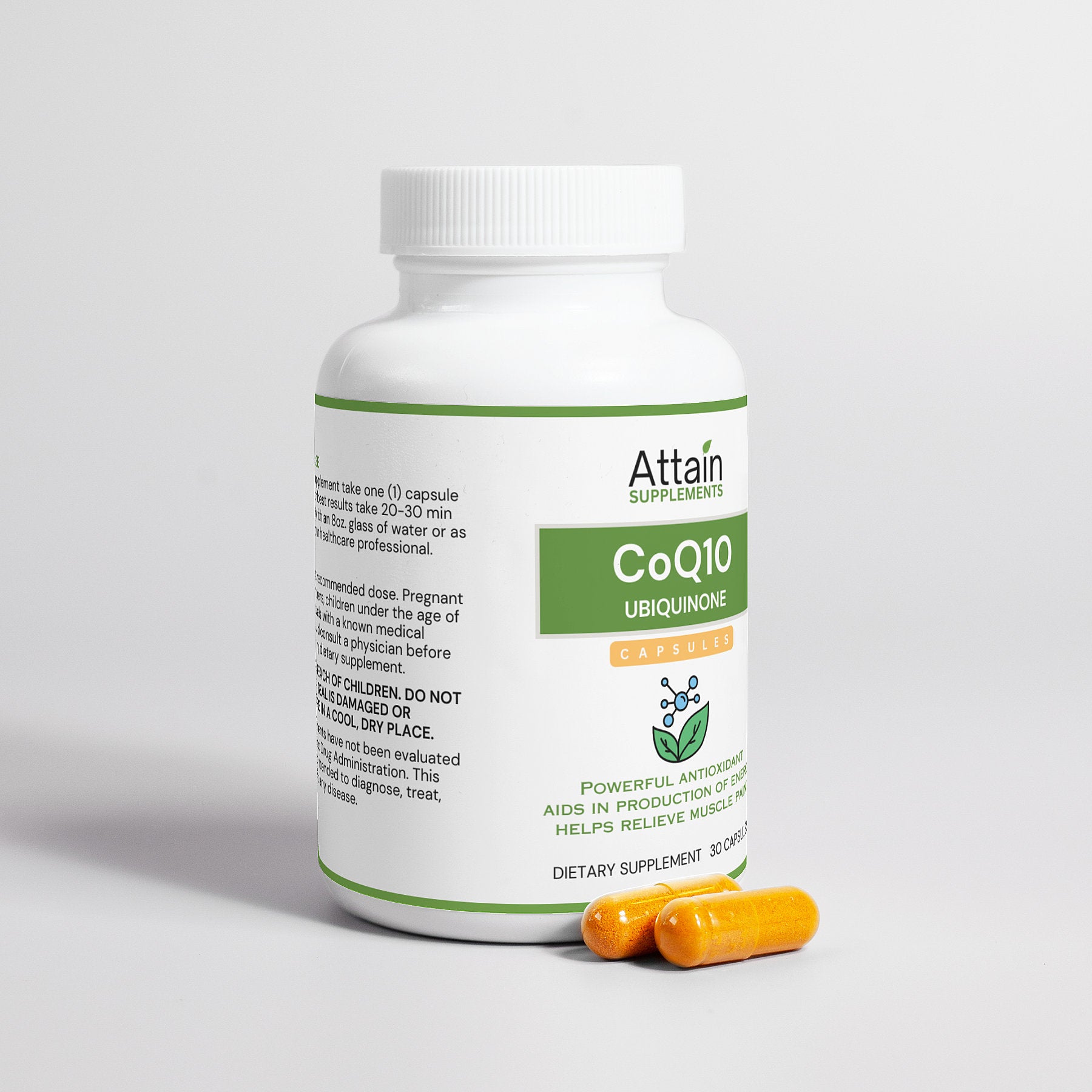 CoQ10 Ubiquinone - Attain Supplements