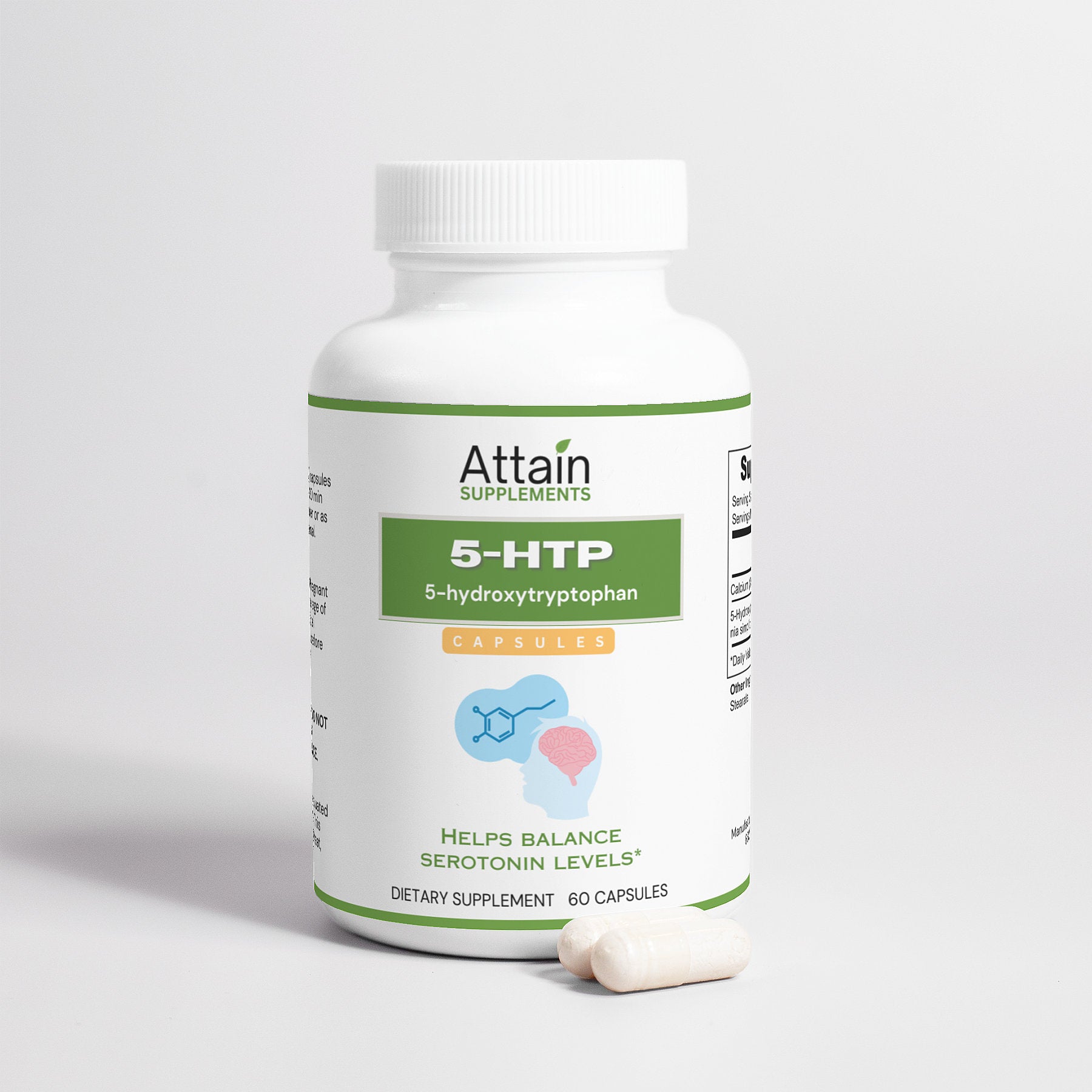 5-HTP (5-Hydroxytryptophan) - Attain Supplements