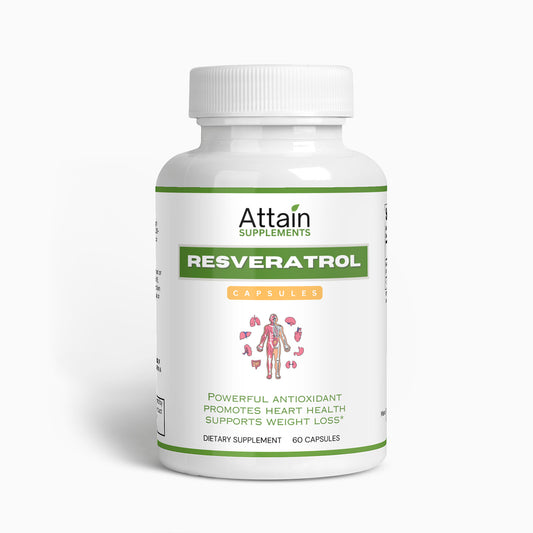 Resveratrol 50% 600mg - Attain Supplements