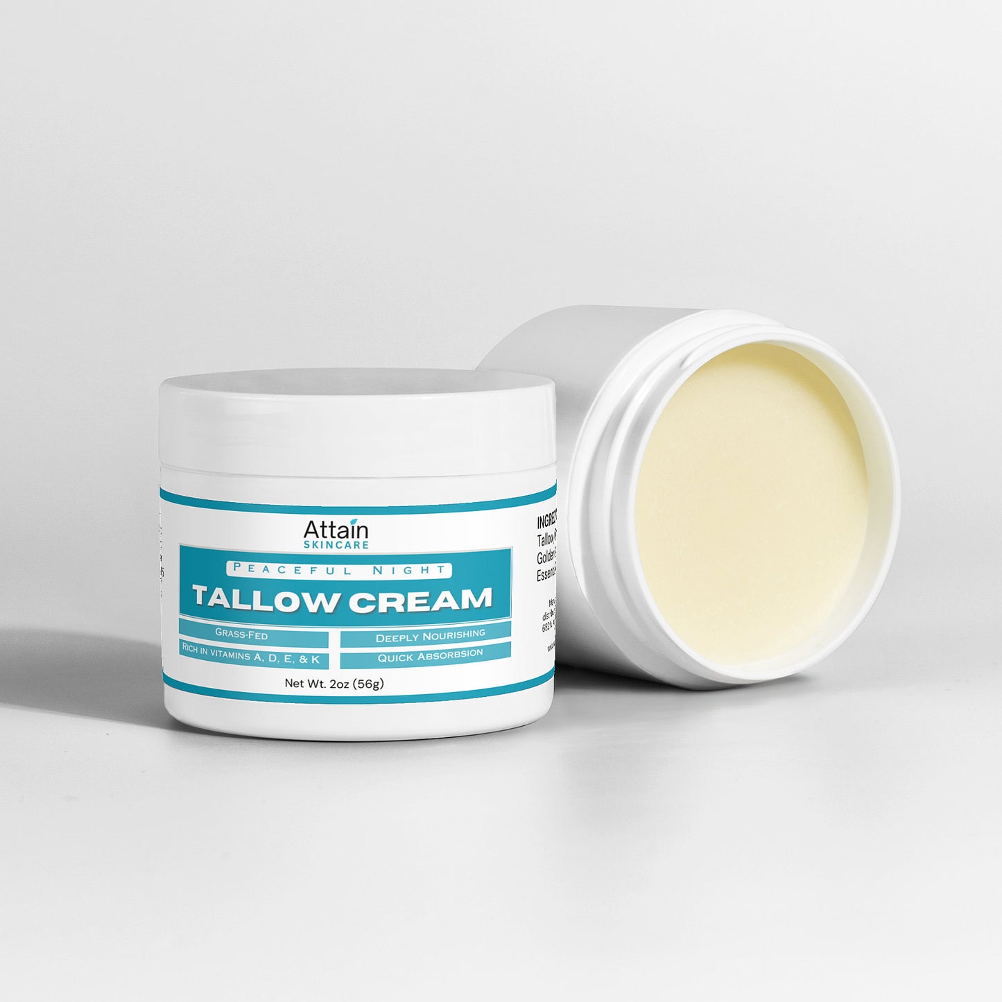 Tallow Cream Peaceful Night - made from grass fed beef tallow